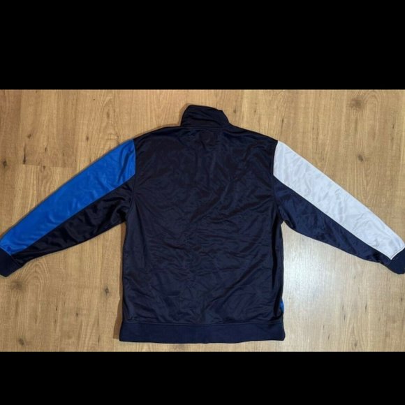 Staple Pigeon Athletic Track Zip Performance Jacket Men 2XL Blue White Polyester - Picture 2 of 4